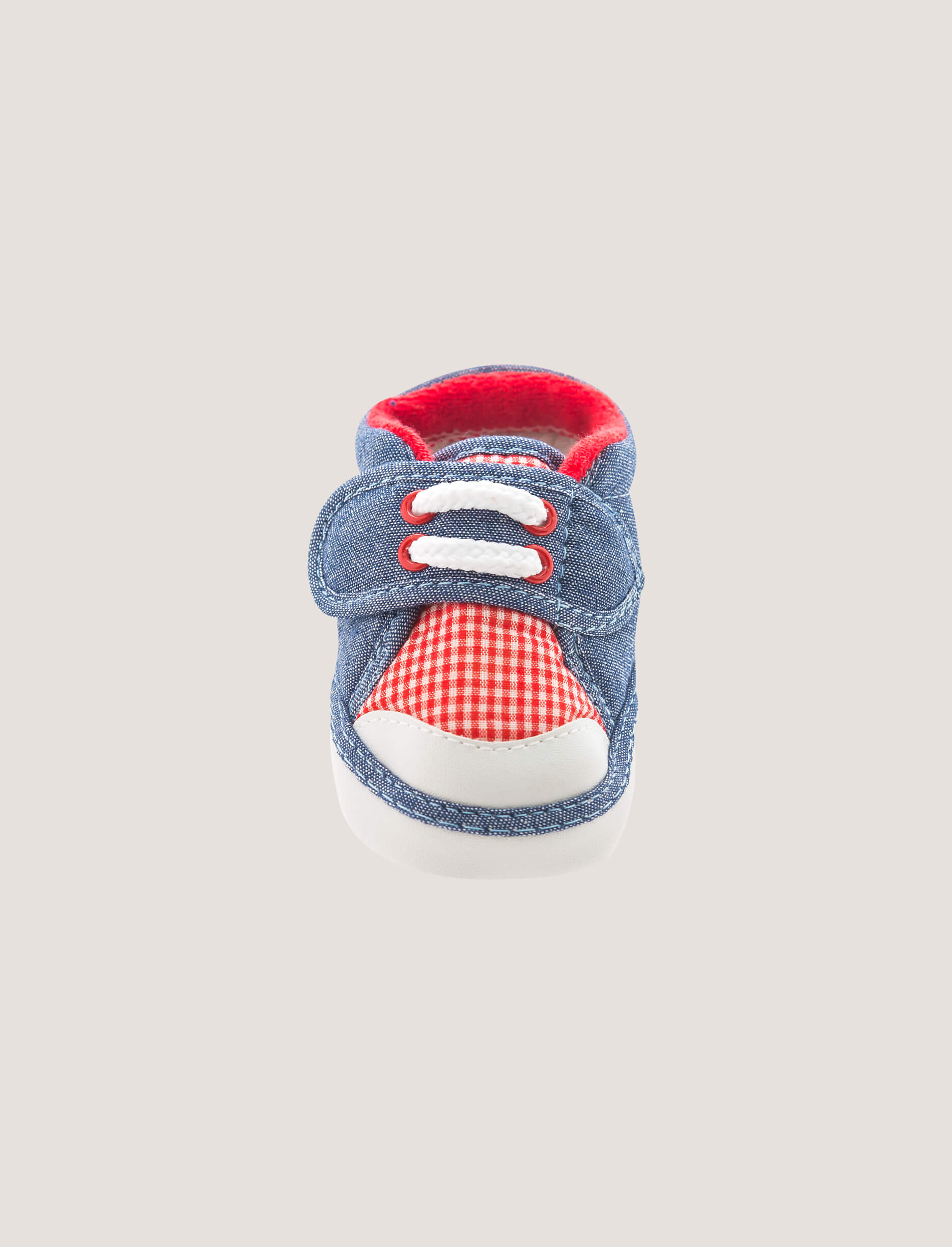 Denim Checked Shoes