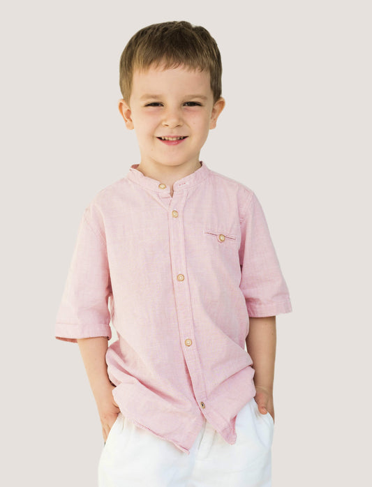 Linen Halfsleeve Shirt