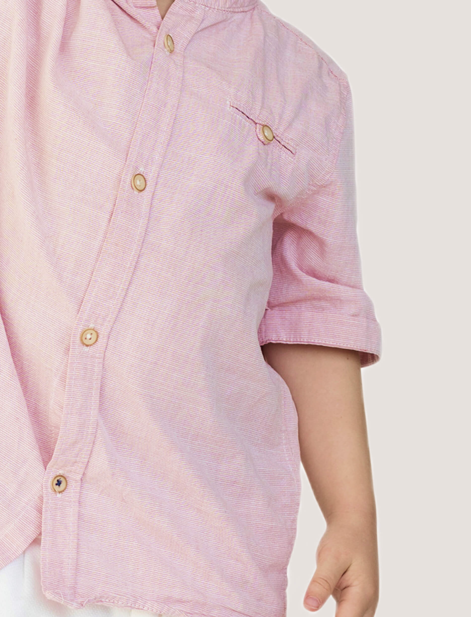 Linen Halfsleeve Shirt