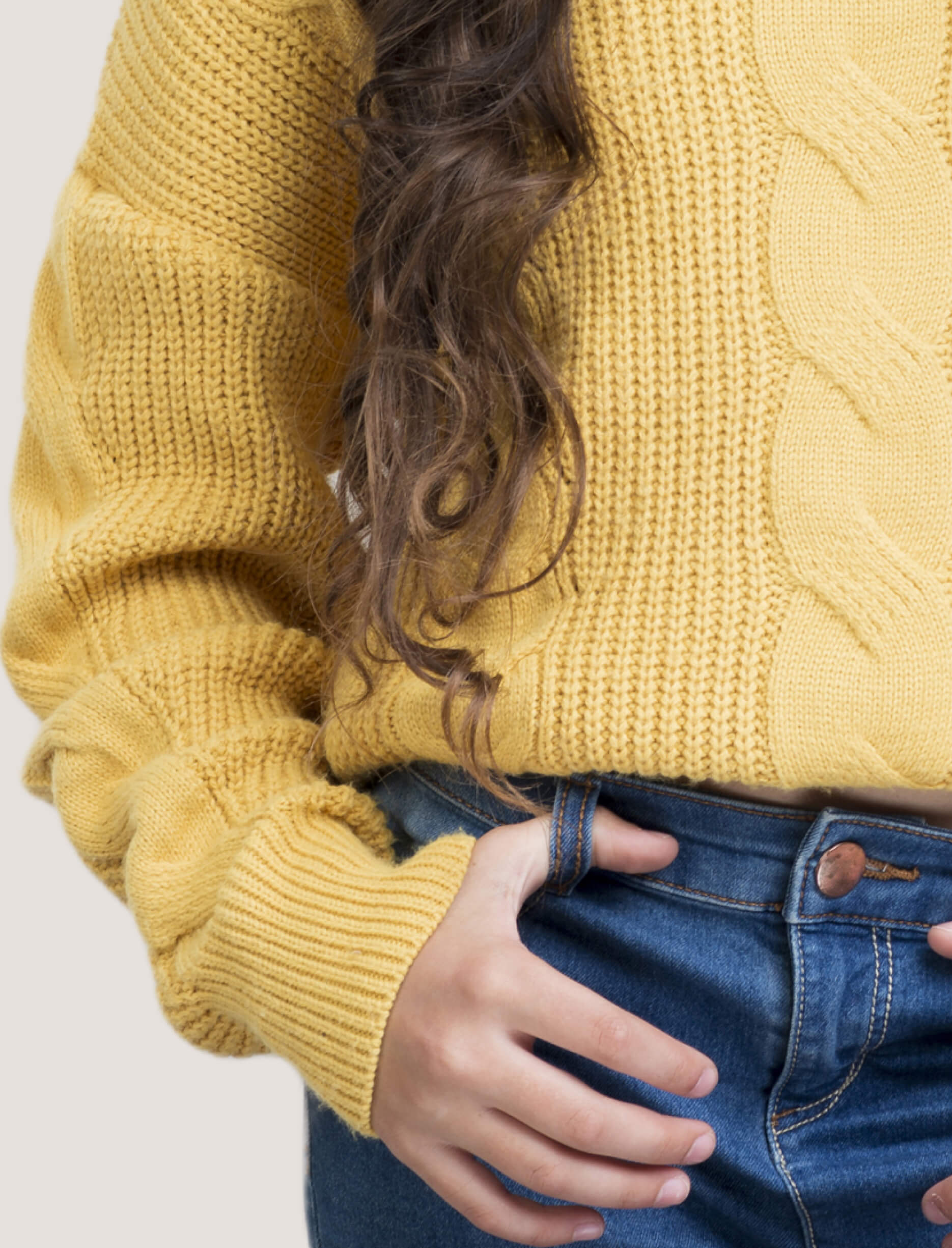 High-neck Warm Sweater